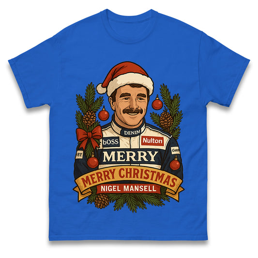 Nigel Mansell Christmas T Shirt