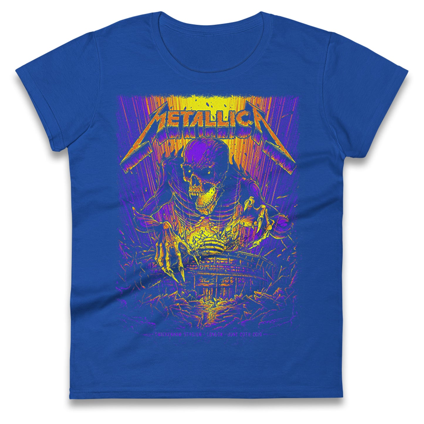Metallica Twickenham Stadium Ladies T Shirt