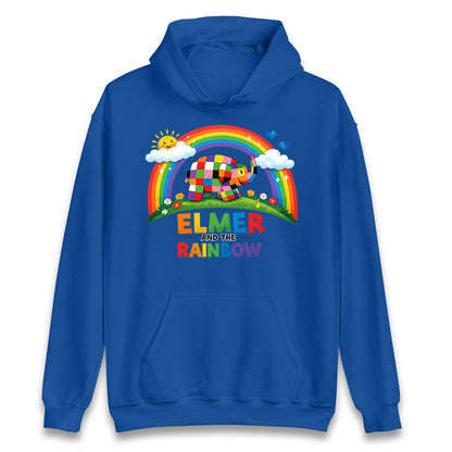 Elmer And The Rainbow Hoodie 