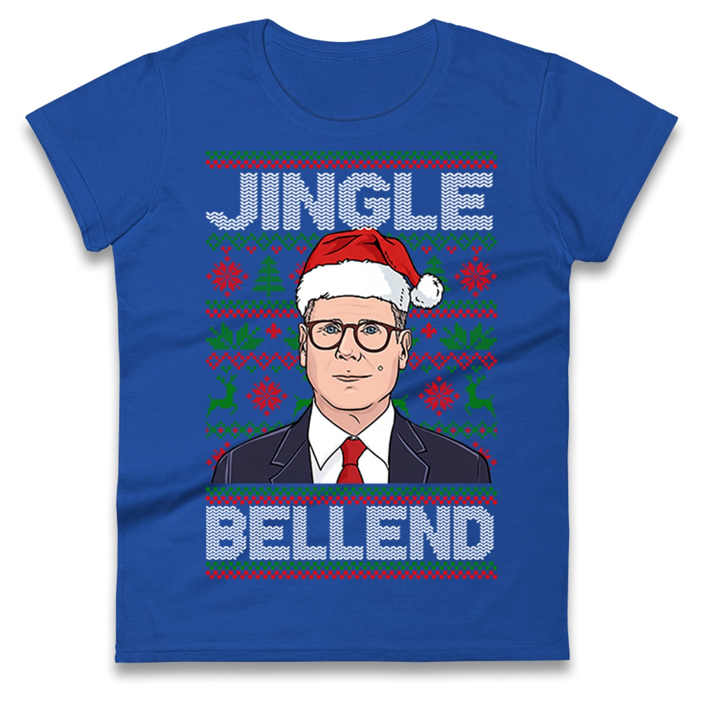 Keir Starmer Jingle Bell End Christmas Ladies Shirt
