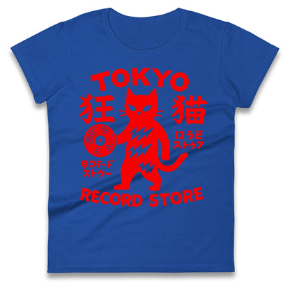 Tokyo Record Store Ladies T Shirt 