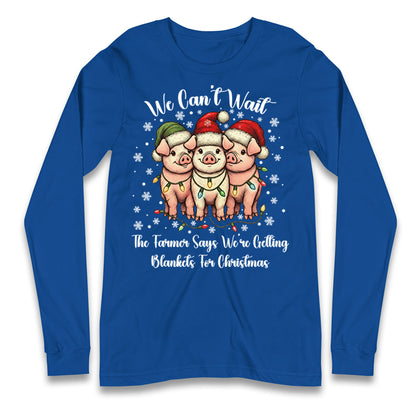 Three Pigs Christmas Longsleeve T Shirt