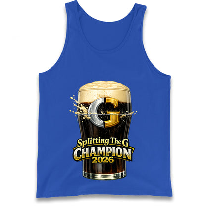 Splitting The G Champion Tank Top