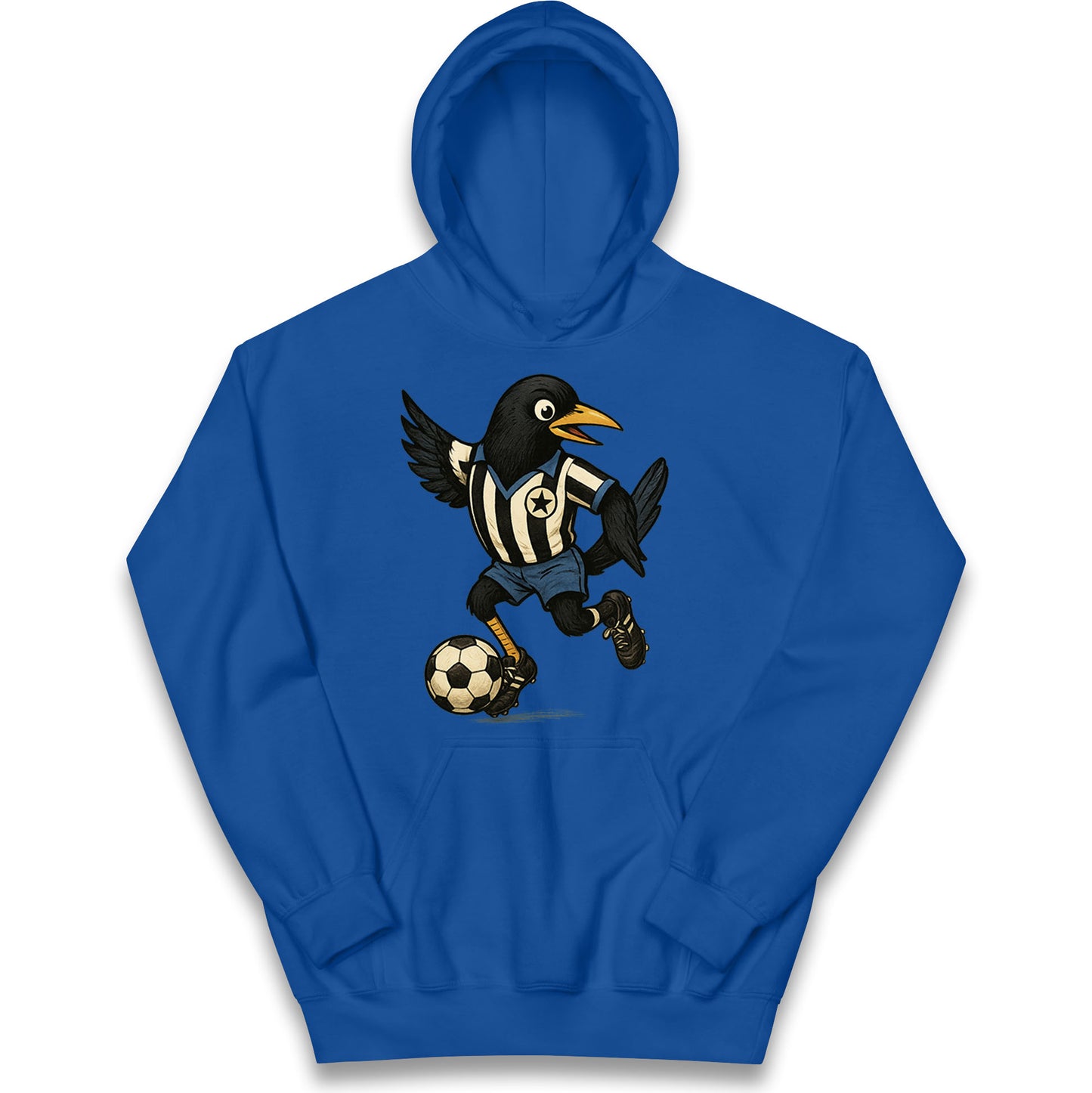 Retro Newcastle United Football Kids Hoodie