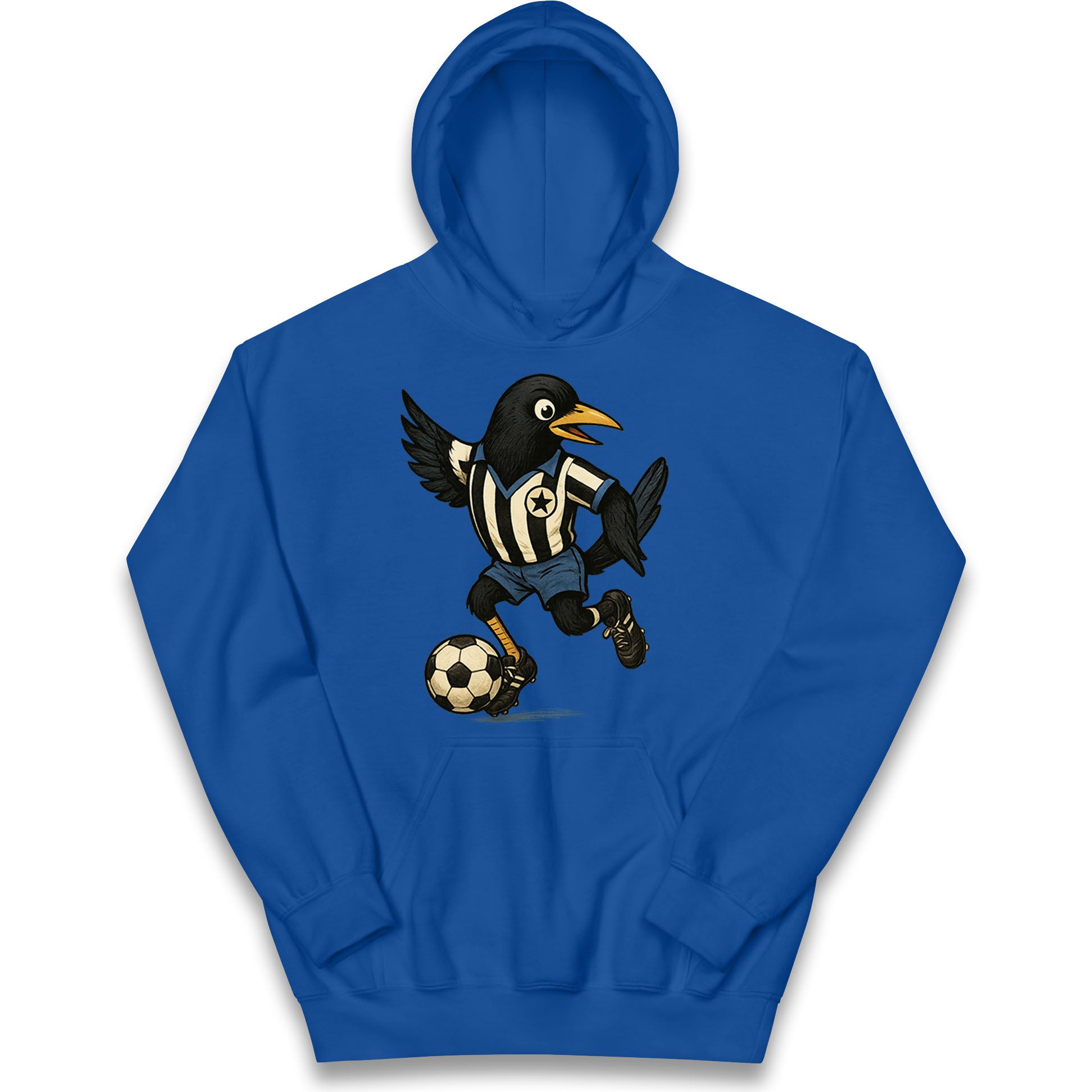 Retro Newcastle United Football Kids Hoodie