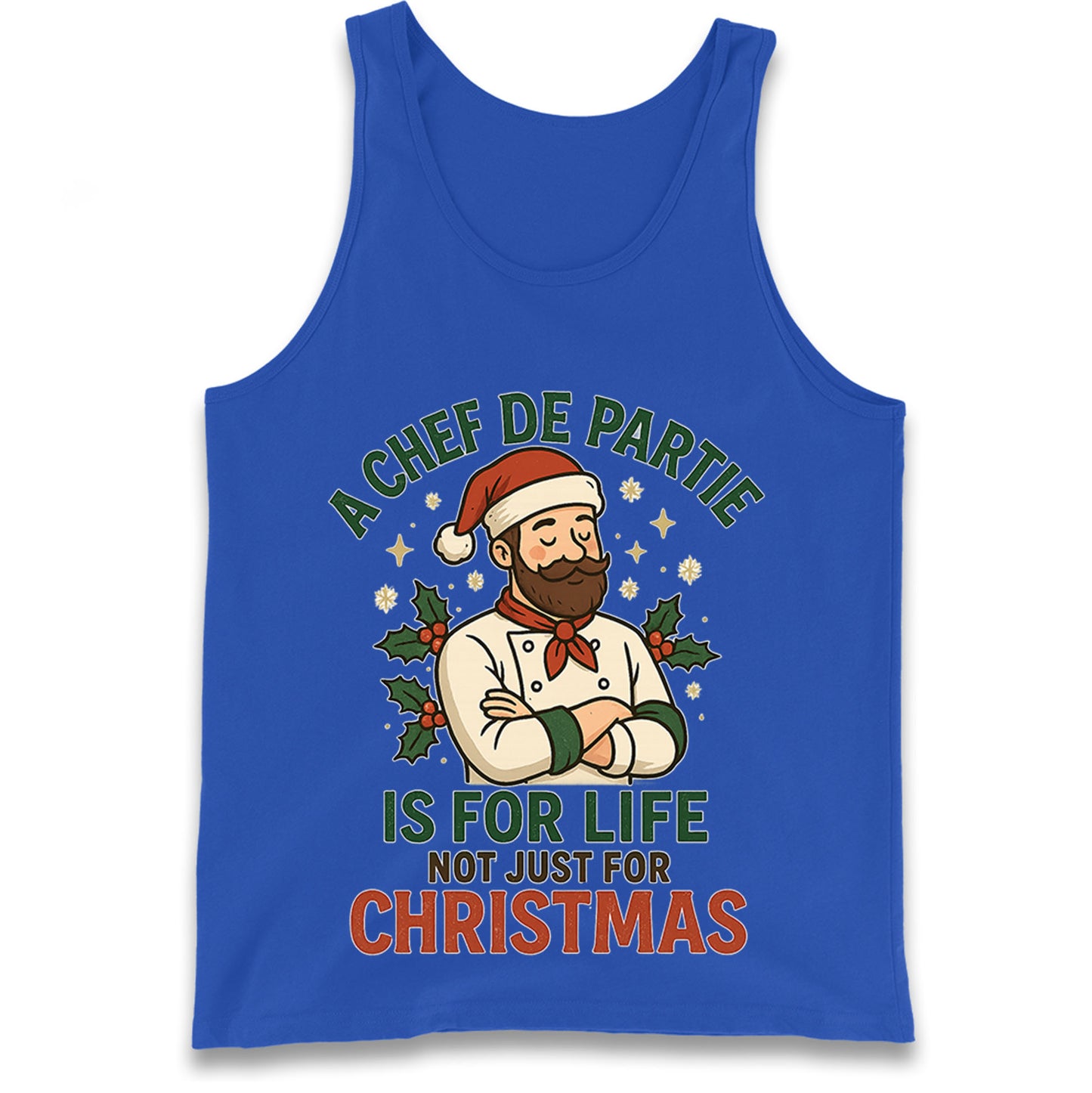 Chef De Partie Christmas Tank Top