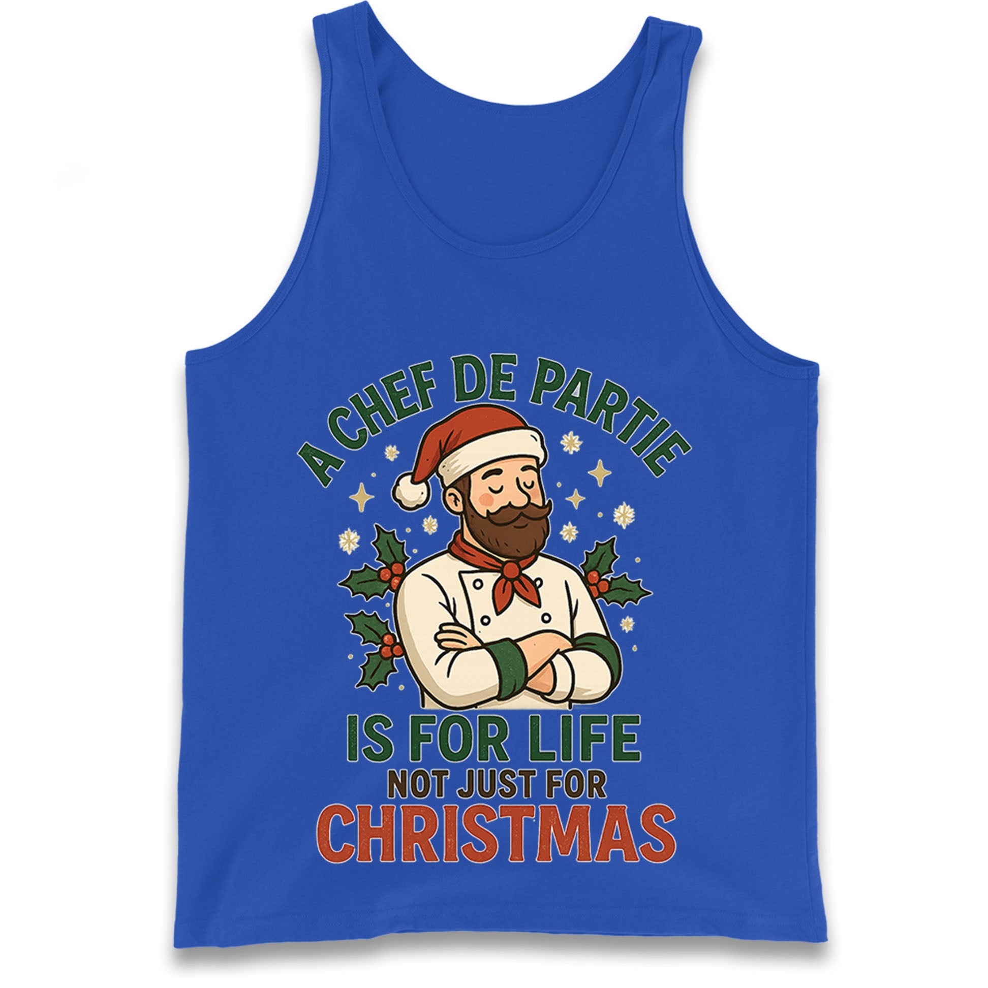 Chef De Partie Christmas Tank Top