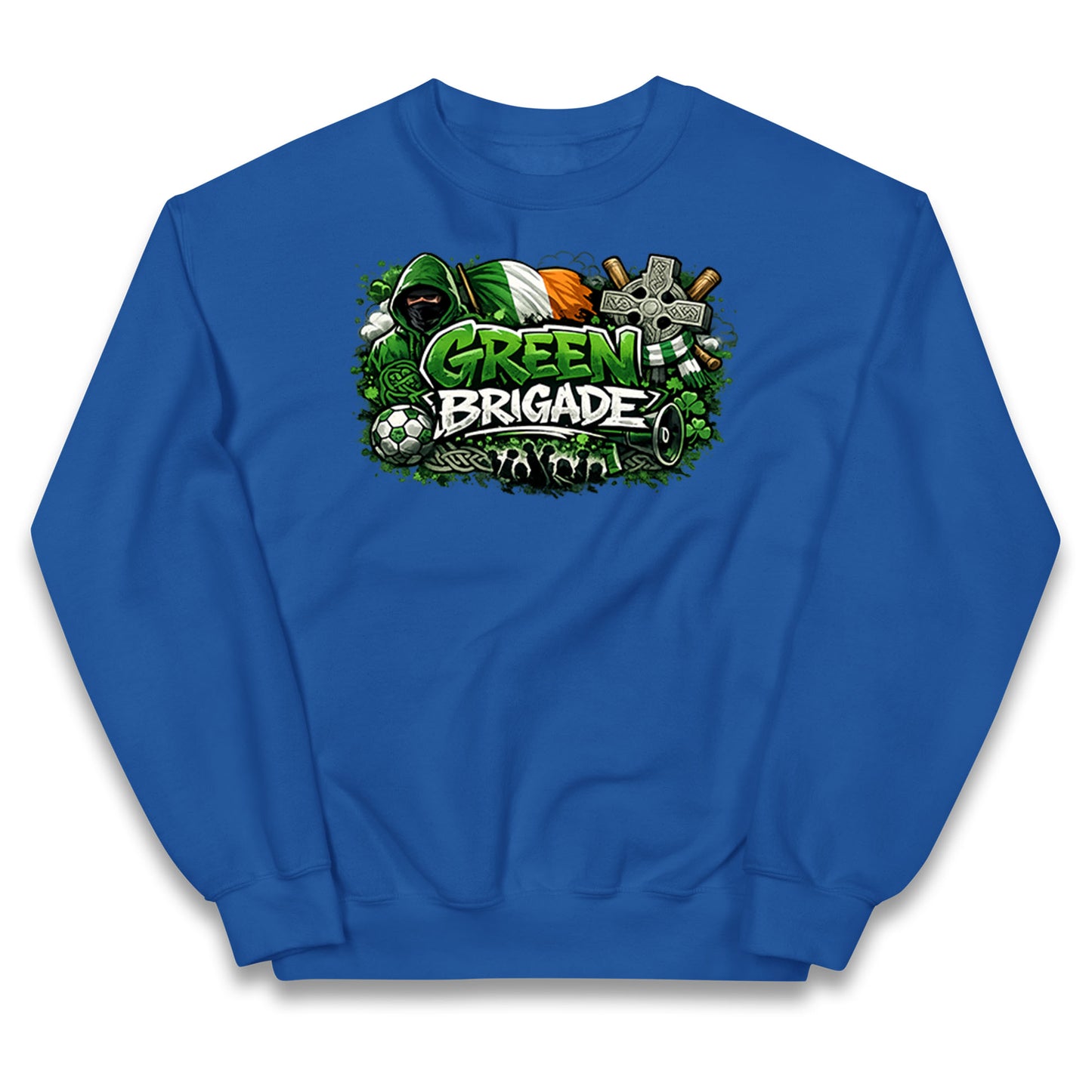 Celtic Green Brigade Football Kids Jumper