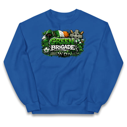 Celtic Green Brigade Football Kids Jumper