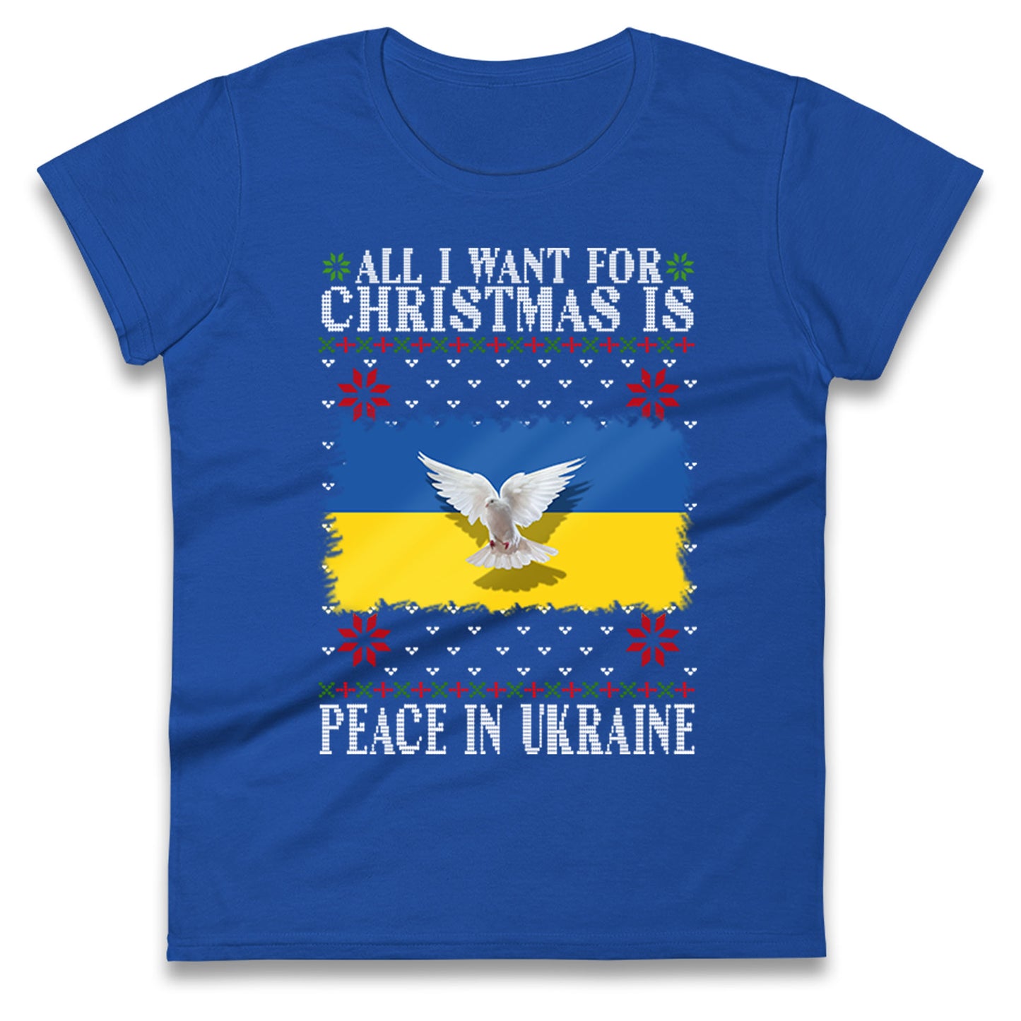 peace in ukraine womens t shirt
