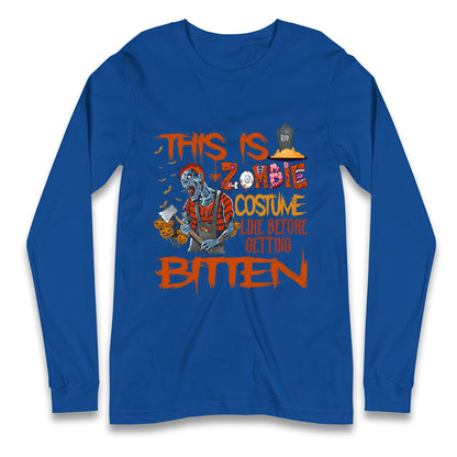 Zombie Costume Halloween T Shirt

