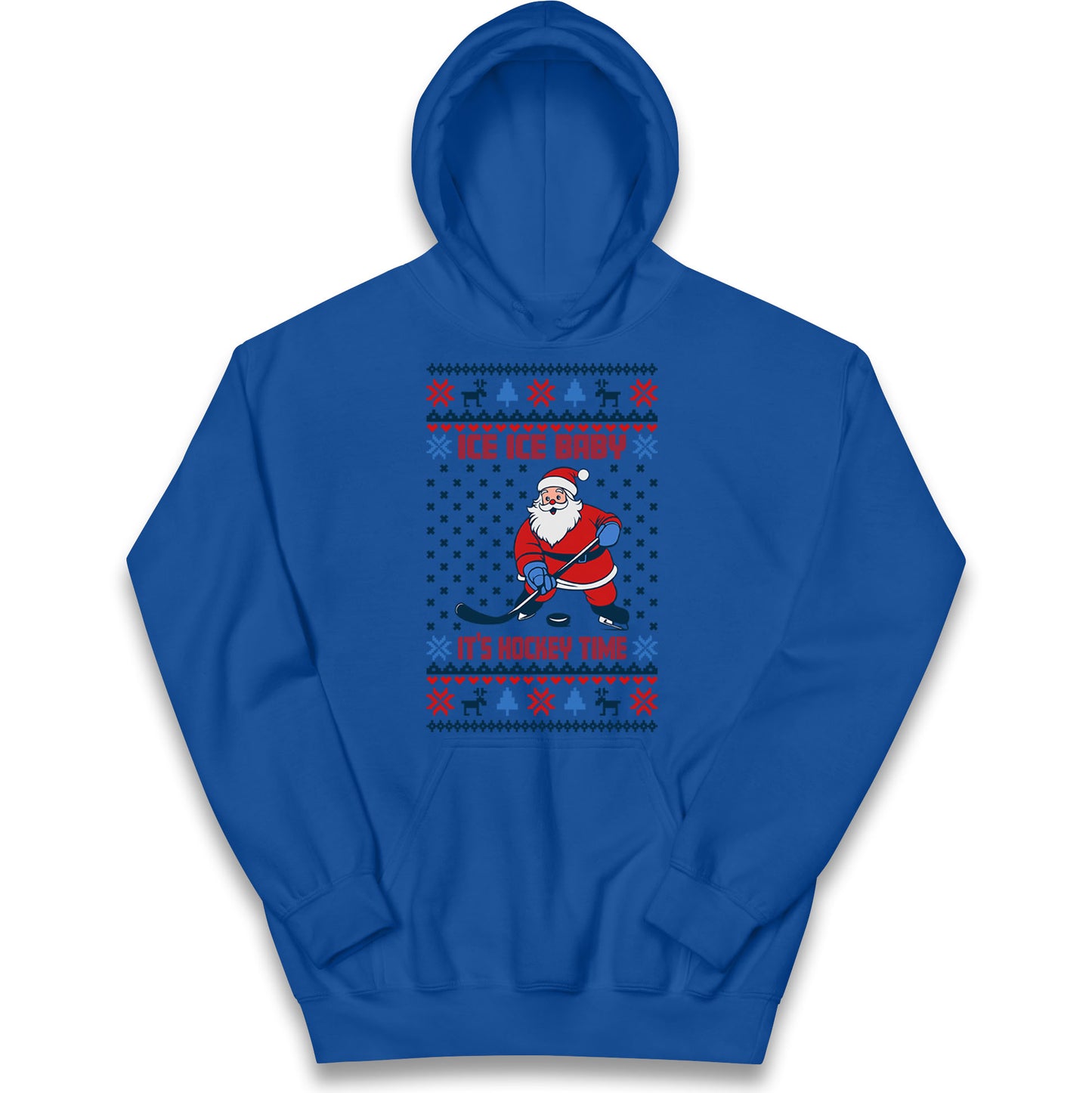 Hockey Christmas Kids Hoodie