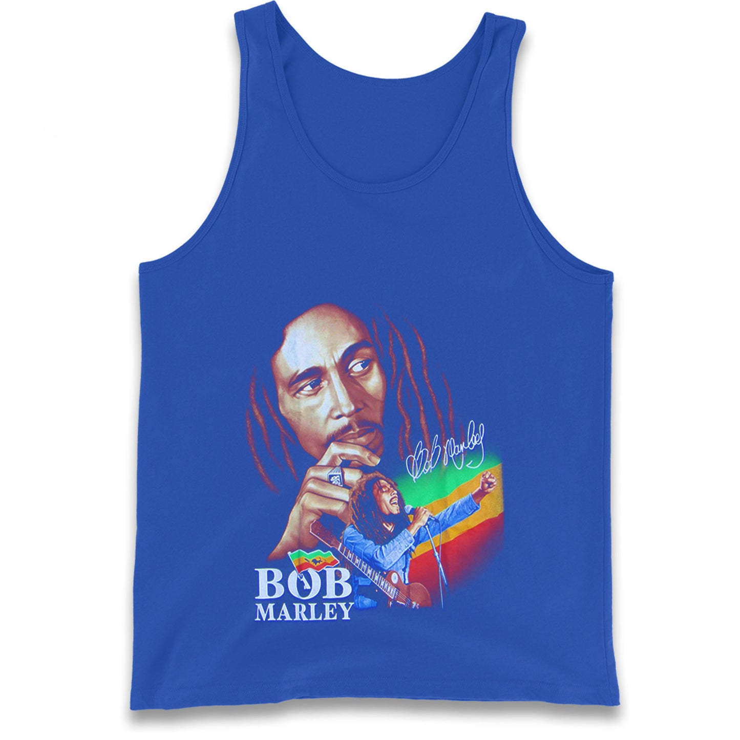 Bob Marley Iron Like A Lion Tank Top