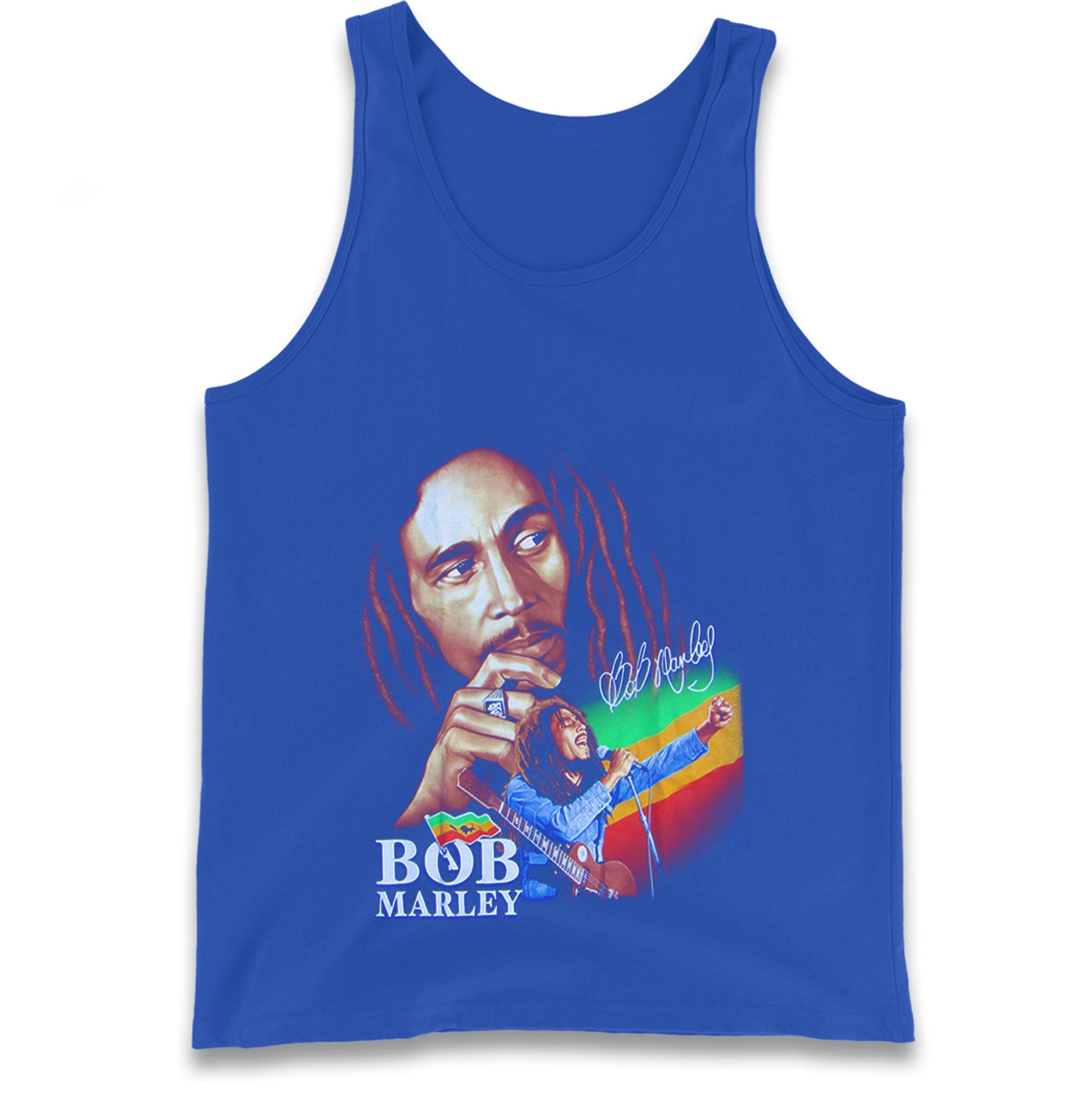 Bob Marley Iron Like A Lion Tank Top
