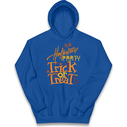 Halloween Party Trick Or Treat Kids Hoodie