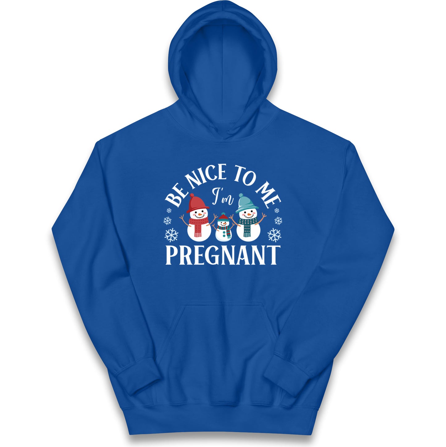 Pregnant At Christmas Kids Hoodie