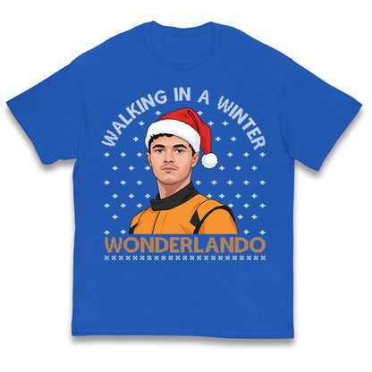 Lando Norris Christmas Kids T Shirt