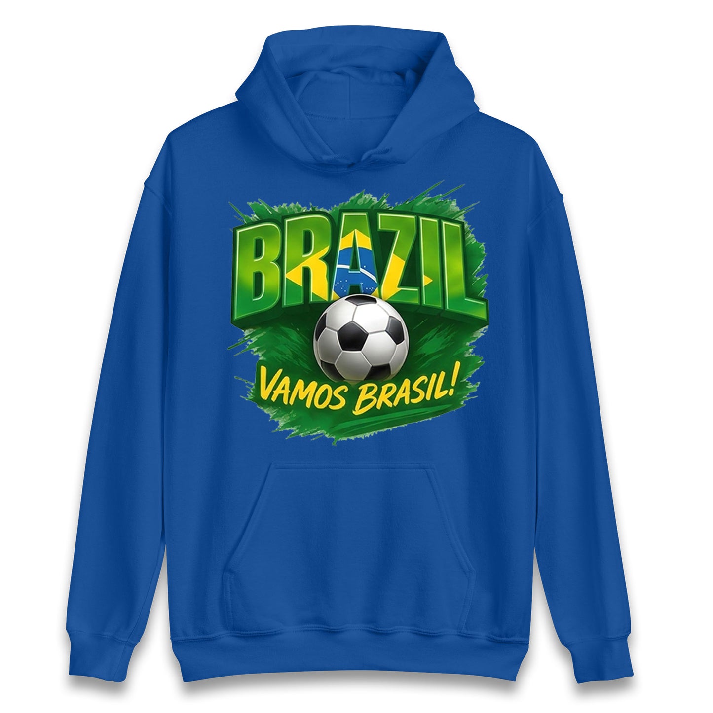 Brazil Retro Football Hoodie