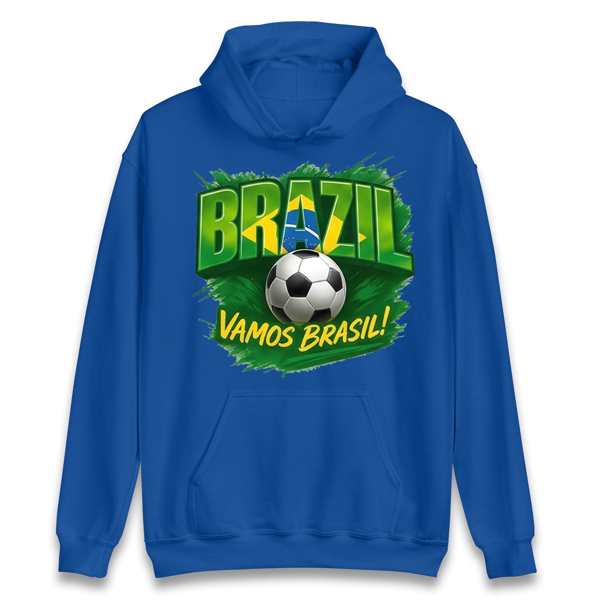 Brazil Retro Football Hoodie
