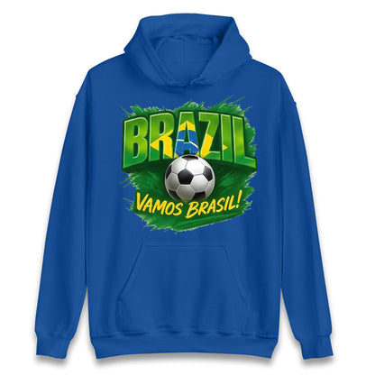 Brazil Retro Football Hoodie