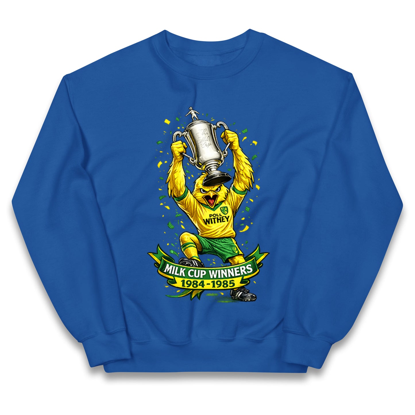 Norwich City Milk Cup Winners Kids Jumper