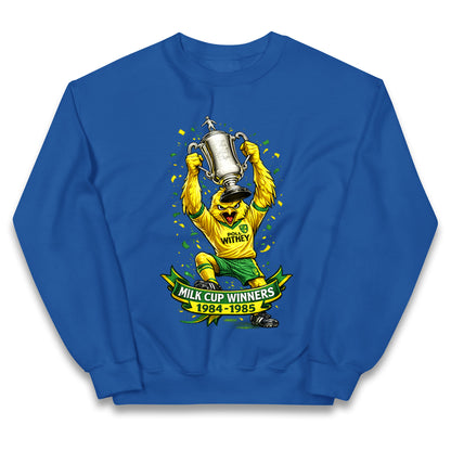 Norwich City Milk Cup Winners Kids Jumper