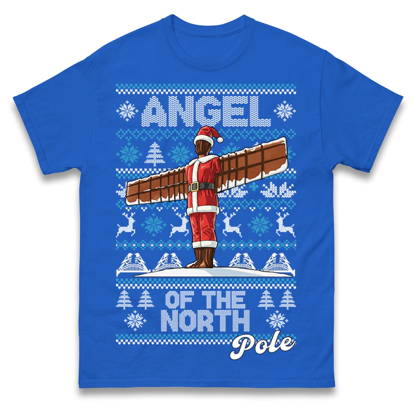 Angel Of The North Pole Christmas T Shirt