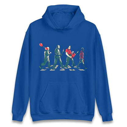 Horror Characters Friends Spoof Halloween Unisex Hoodie