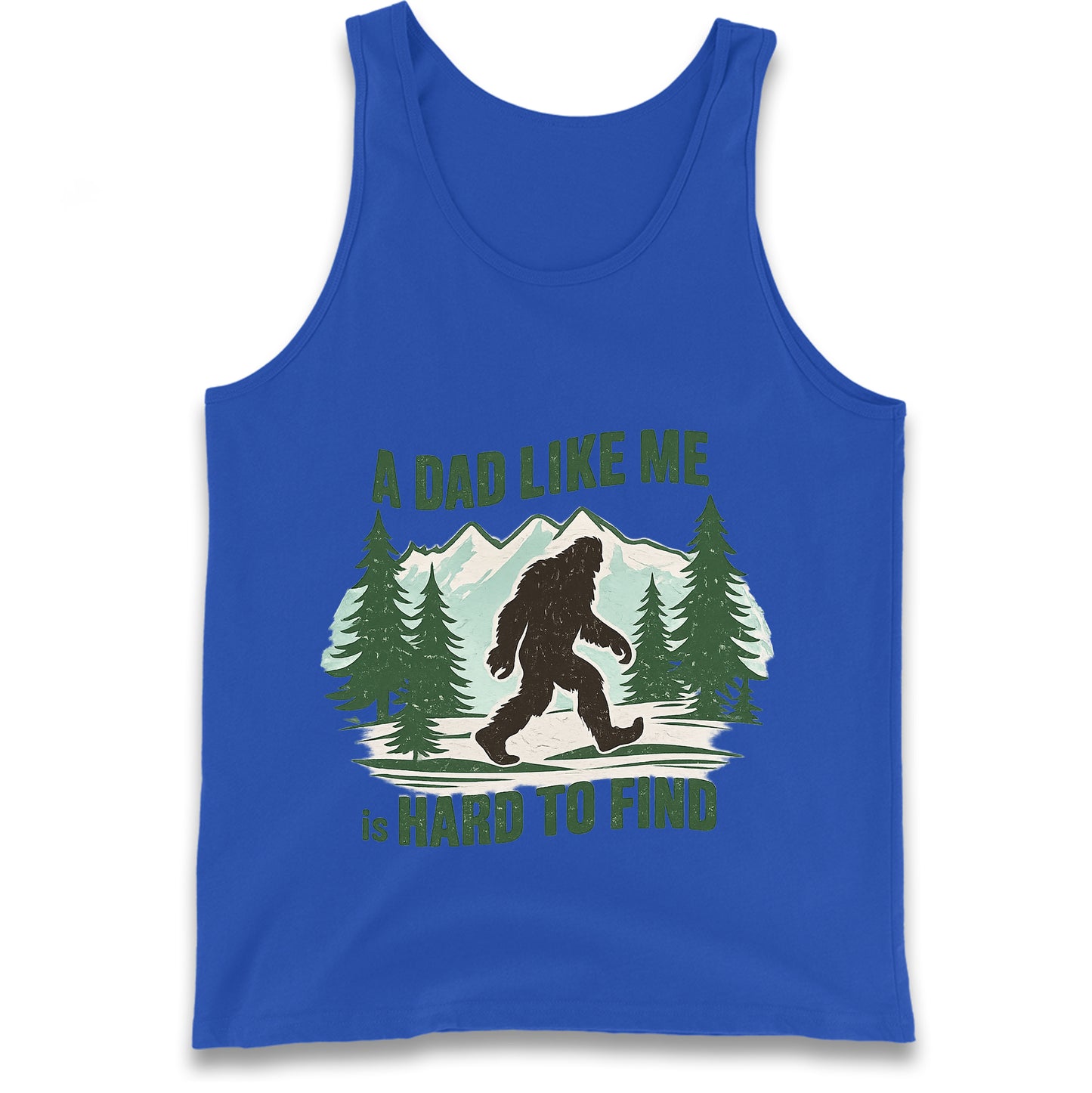 Retro Funny Bigfoot Dad Tank Top