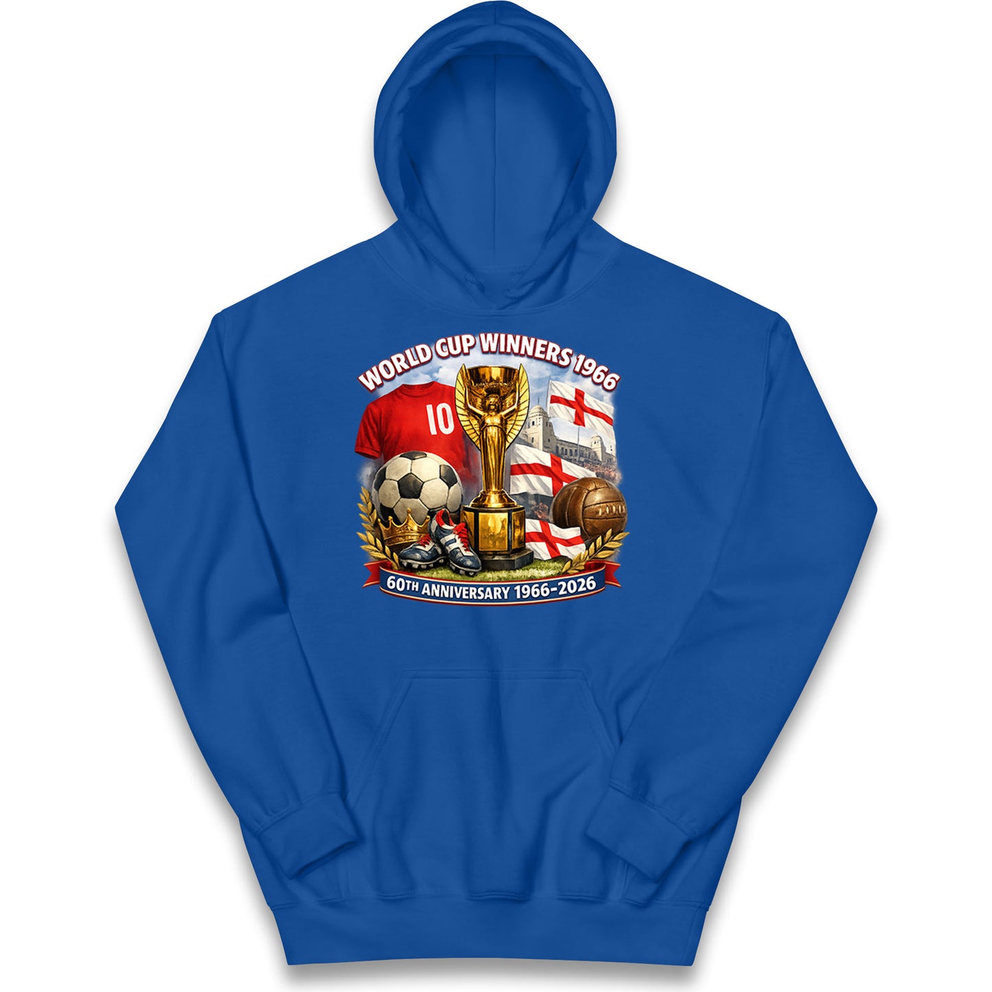England World Cup 60th Anniversary Kids Hoodie