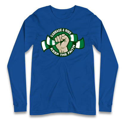 Hibernian Fans Football Longsleeve T Shirt