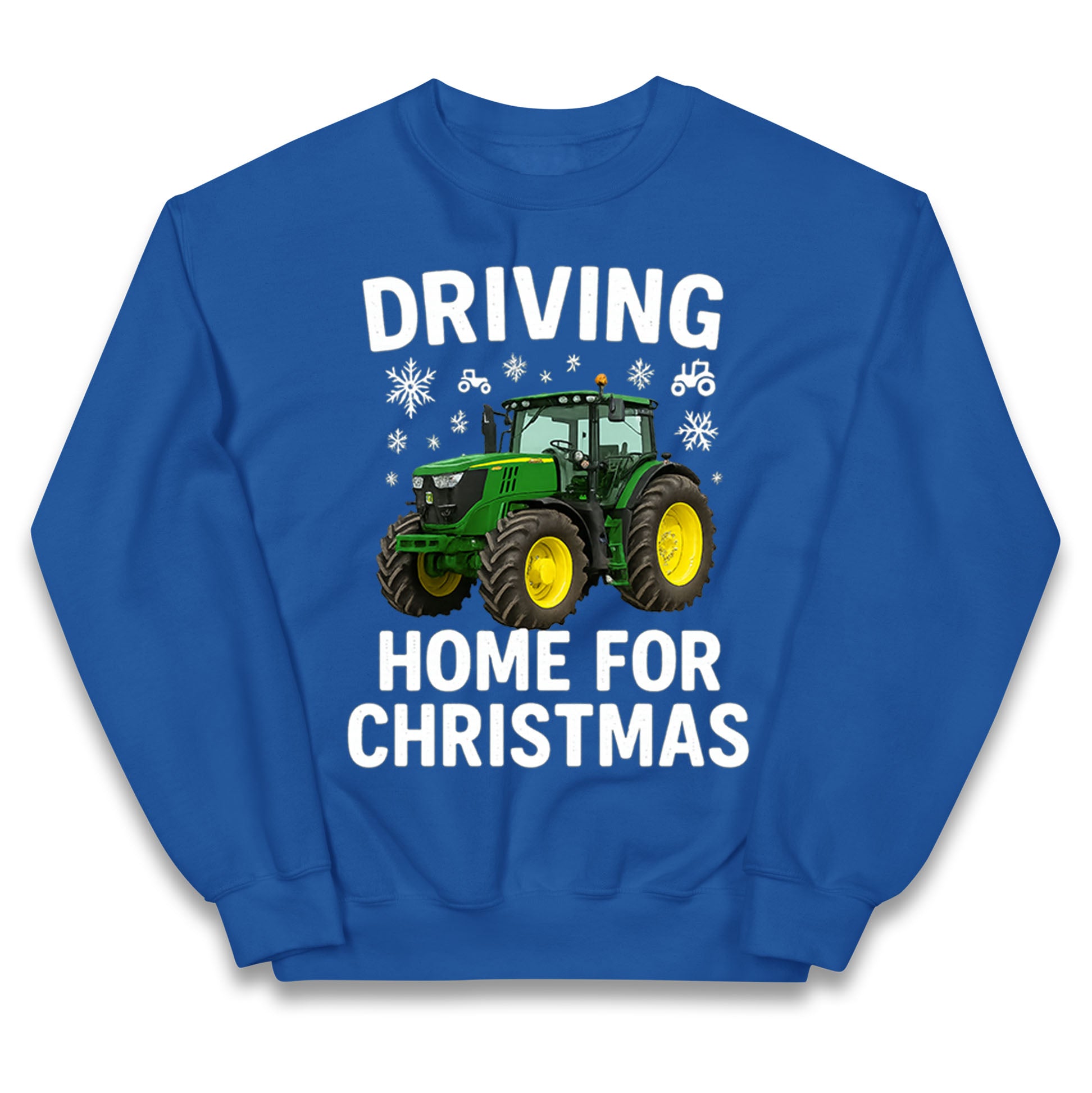John Deere Tractor Christmas Kids Jumper