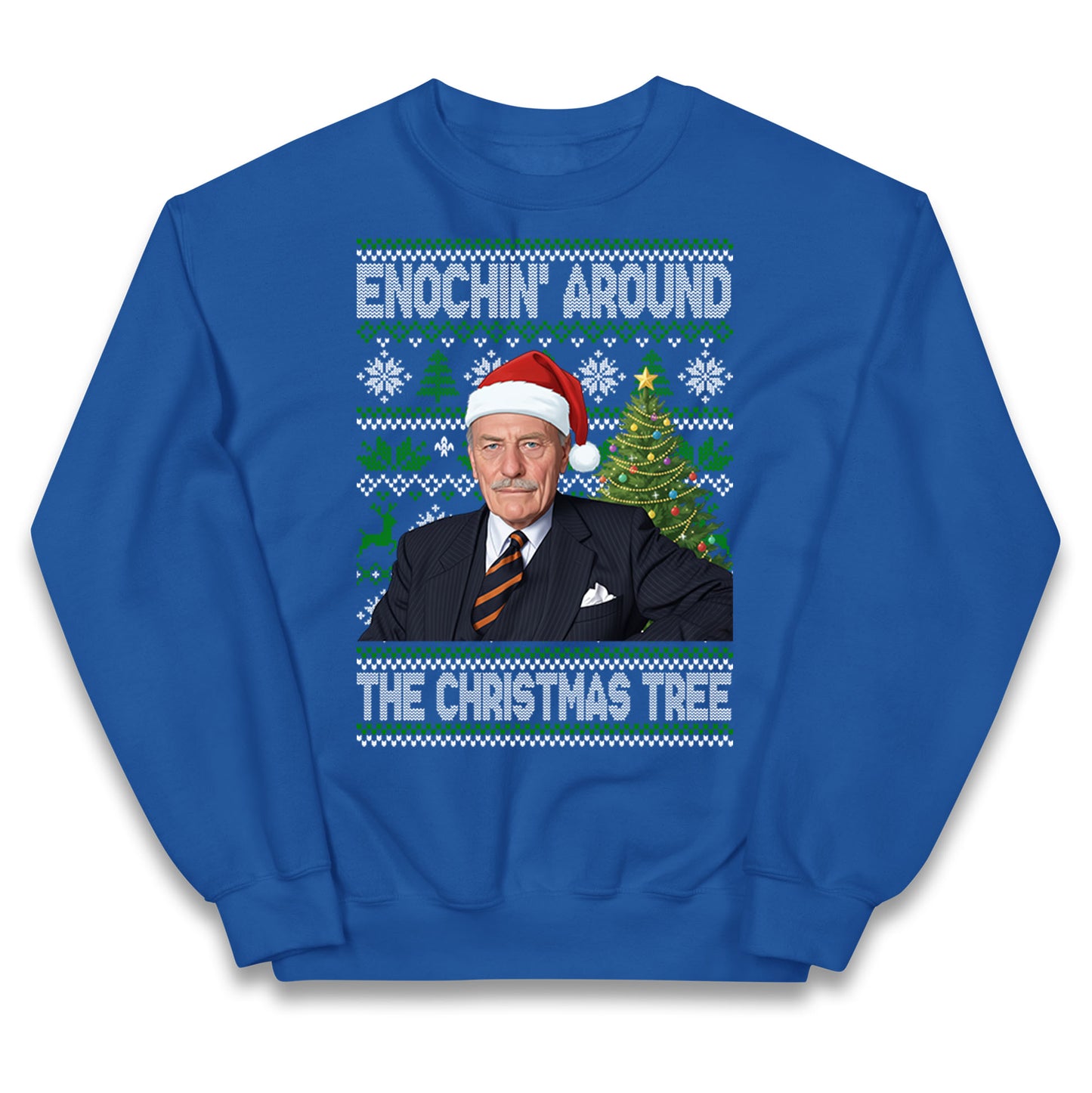 Enoch Powell Enochin Around the Christmas Tree Christmas Kids Jumper