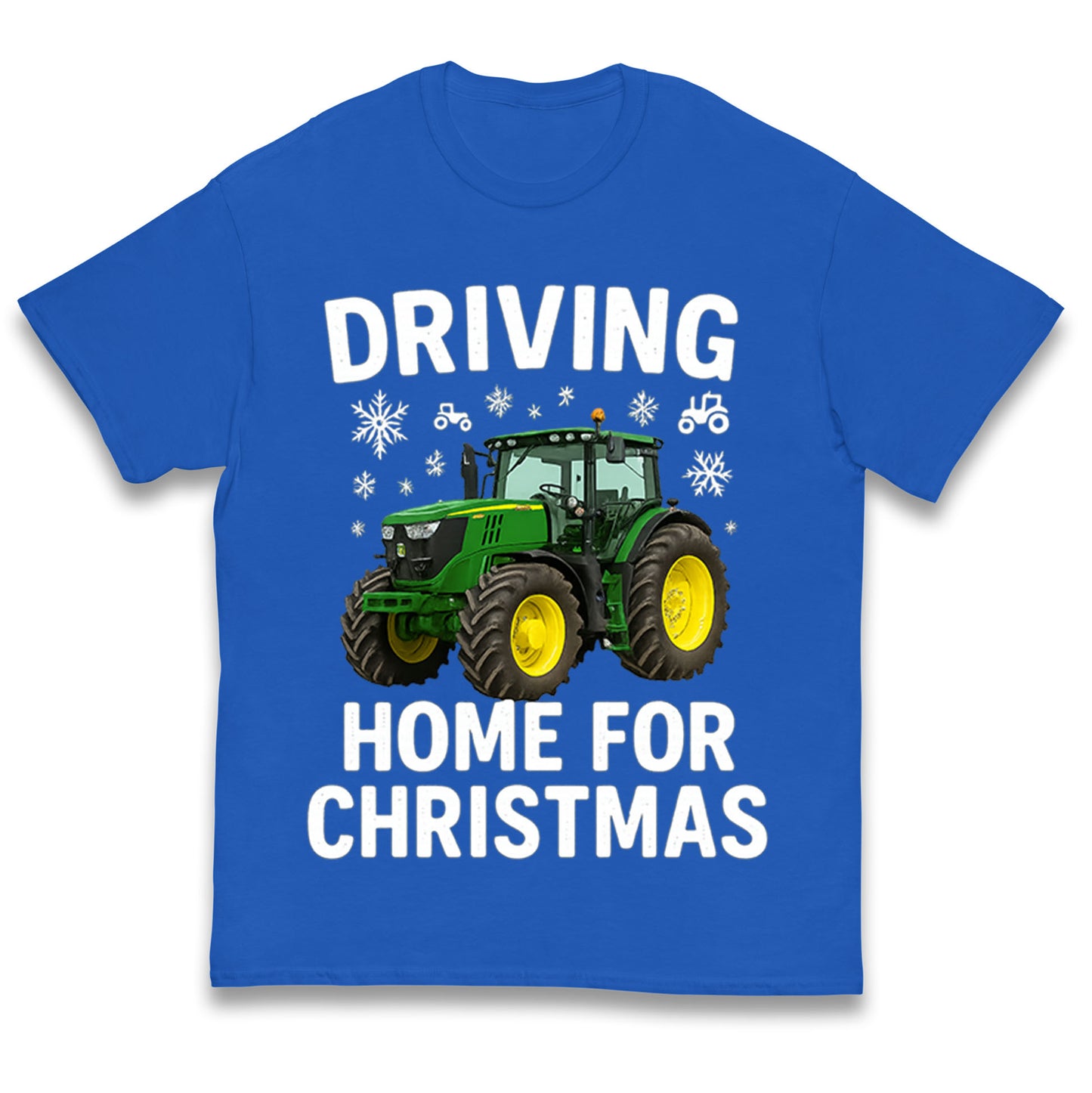 John Deere Tractor Christmas Kids T Shirt