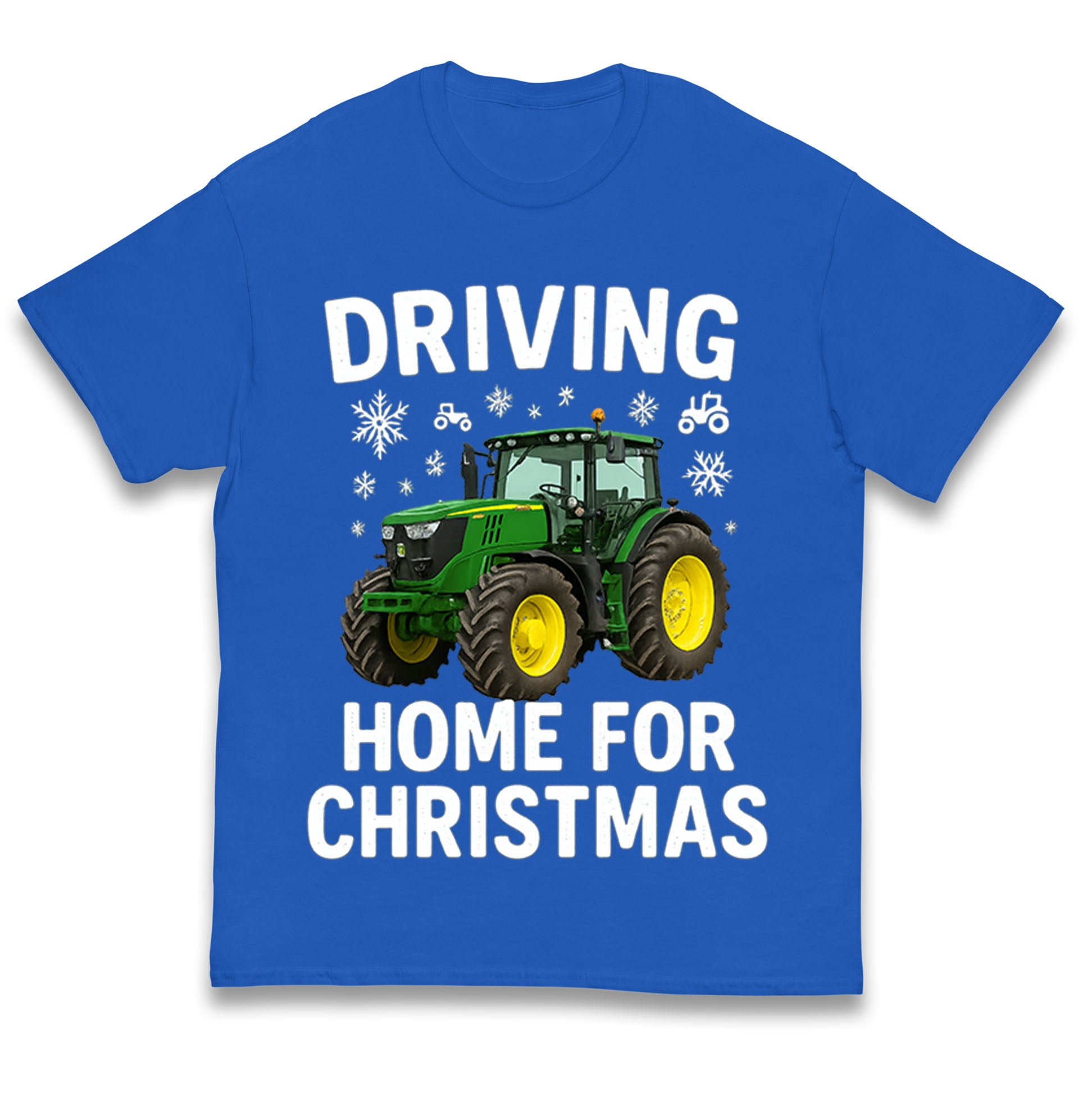 John Deere Tractor Christmas Kids T Shirt