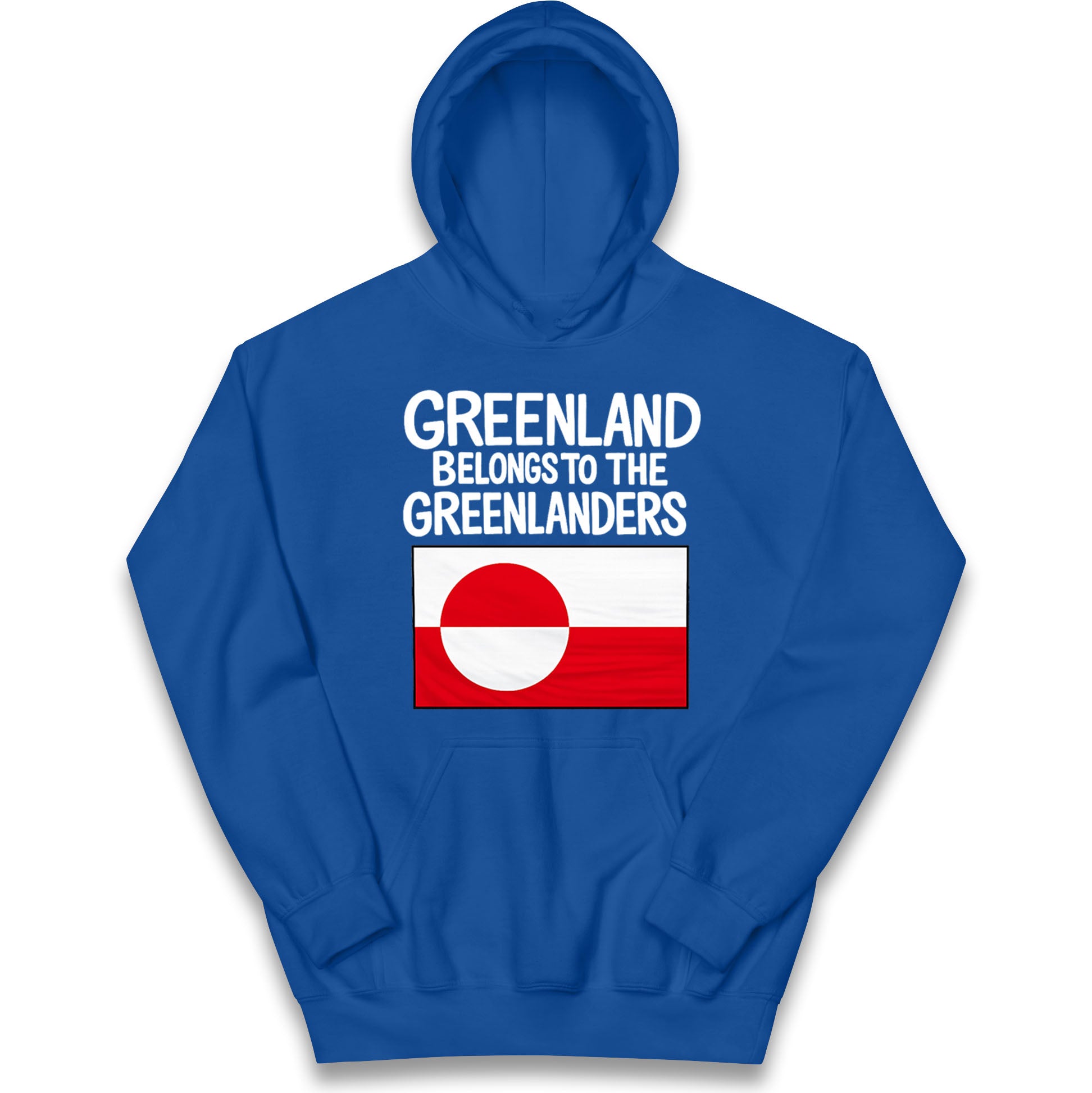 Greenland Belongs To The Greenlanders Kids Hoodie 