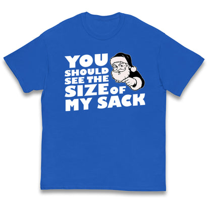 Santas Sack Kids T Shirt