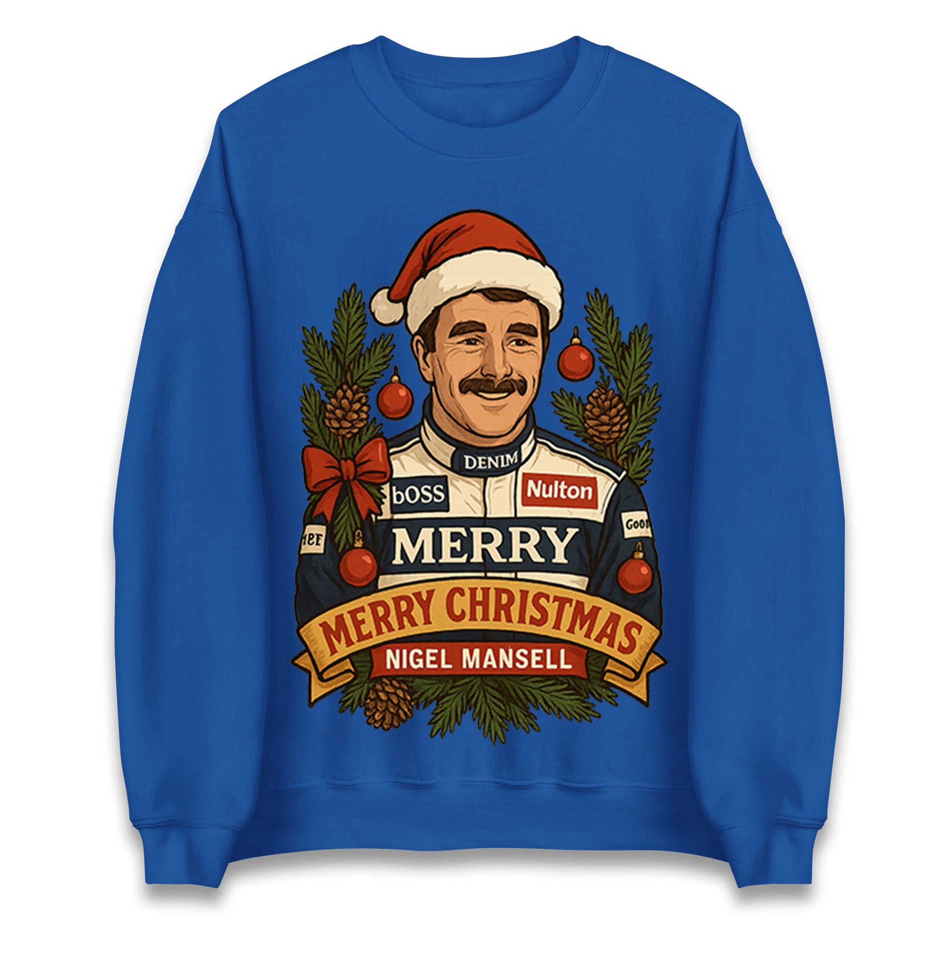 Nigel Mansell Christmas Jumper