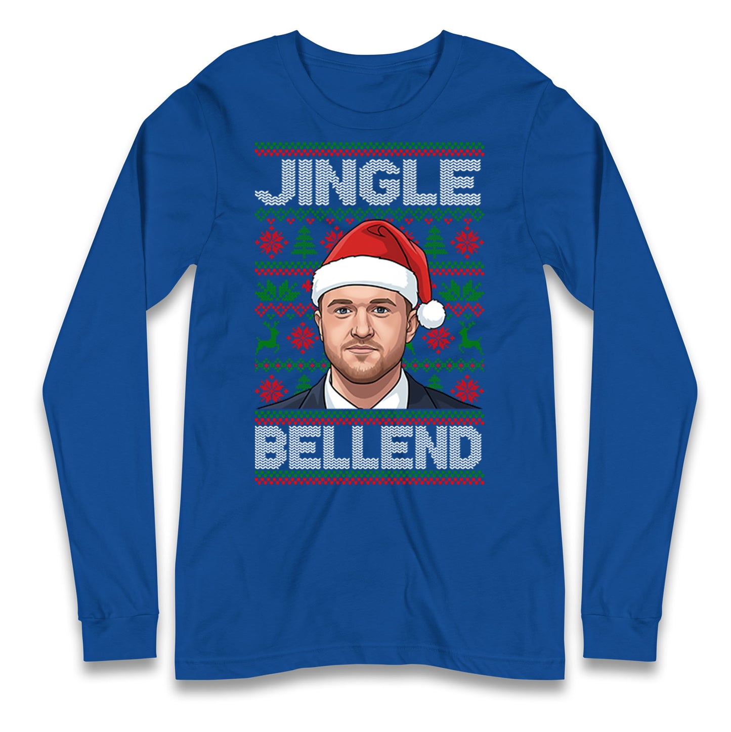 Tommy Robinson Jingle Bell Longsleeve T Shirt 