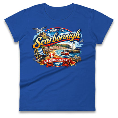 Made In Scarborough All Original Parts Ladies T Shirt