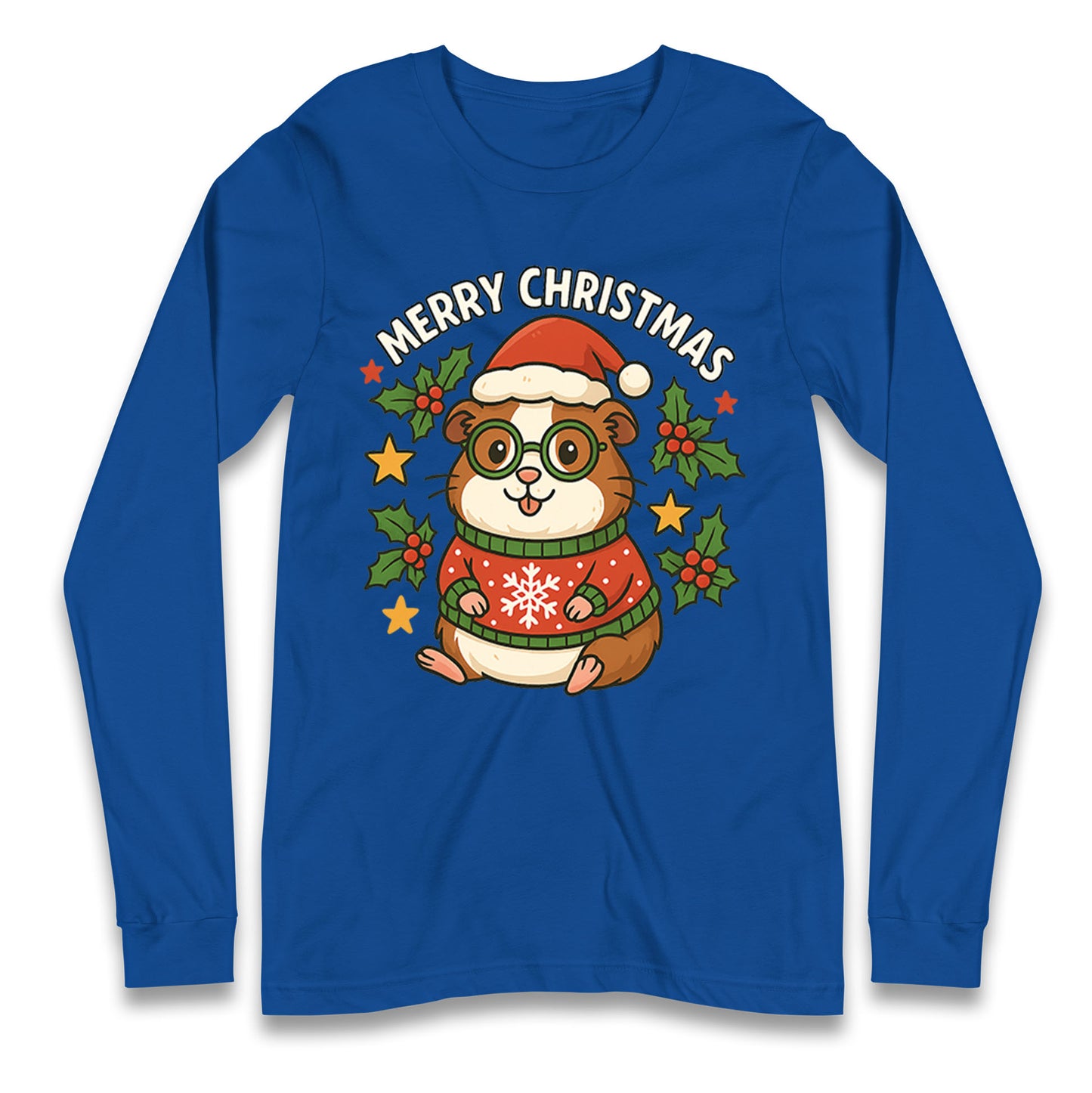 Guinea Pig Christmas Longsleeve T Shirt