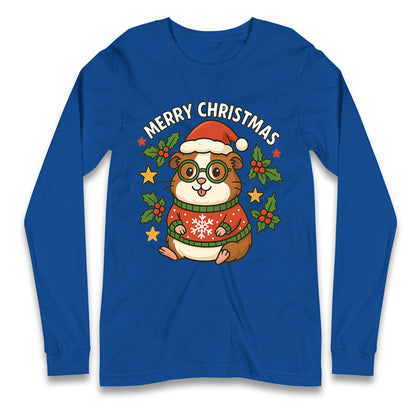 Guinea Pig Christmas Longsleeve T Shirt