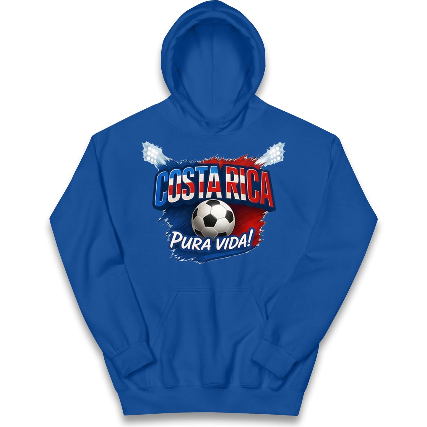 Costa Rica Retro World Cup Kids Hoodie