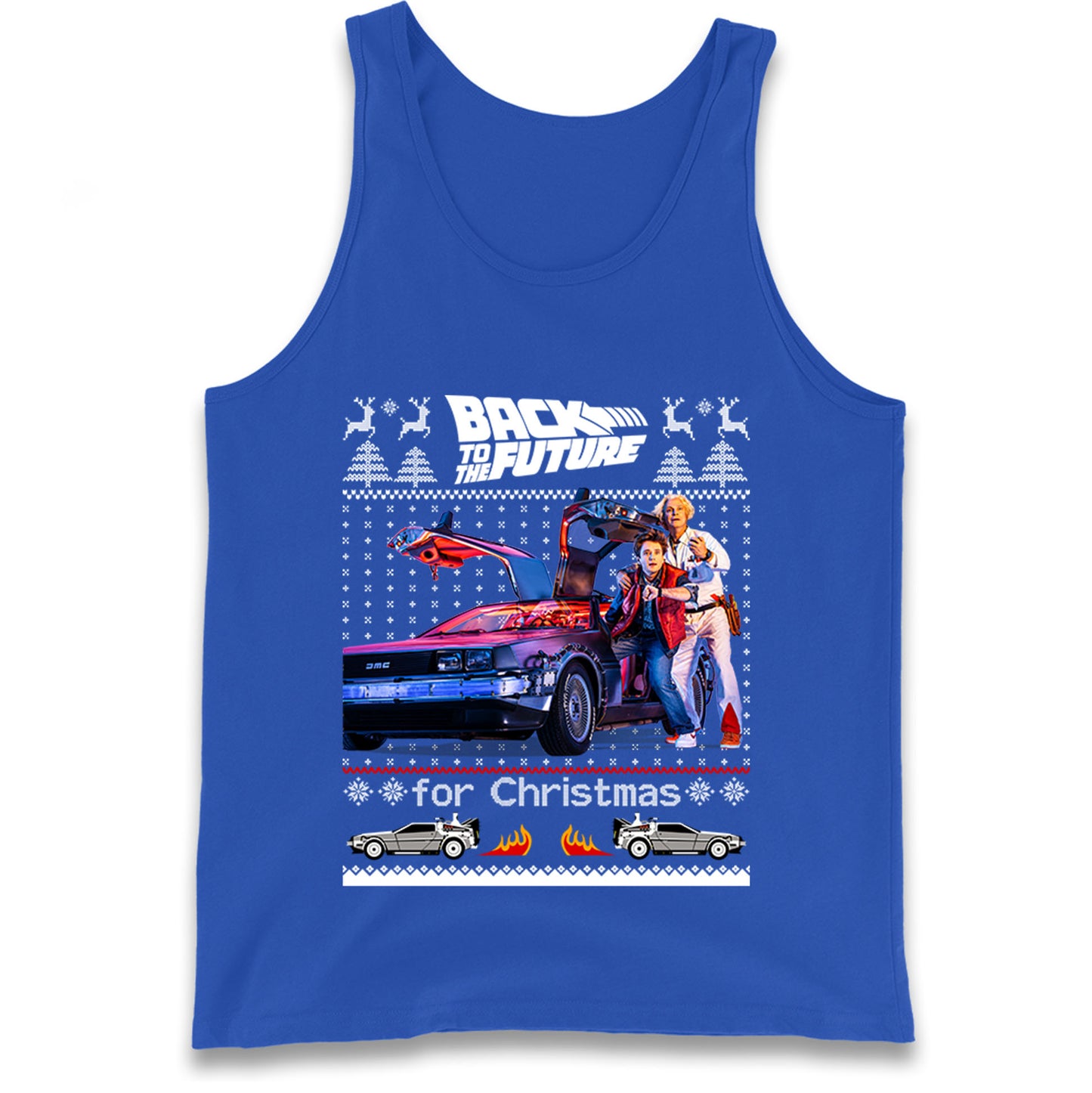 Back To The Future Christmas Tank Top