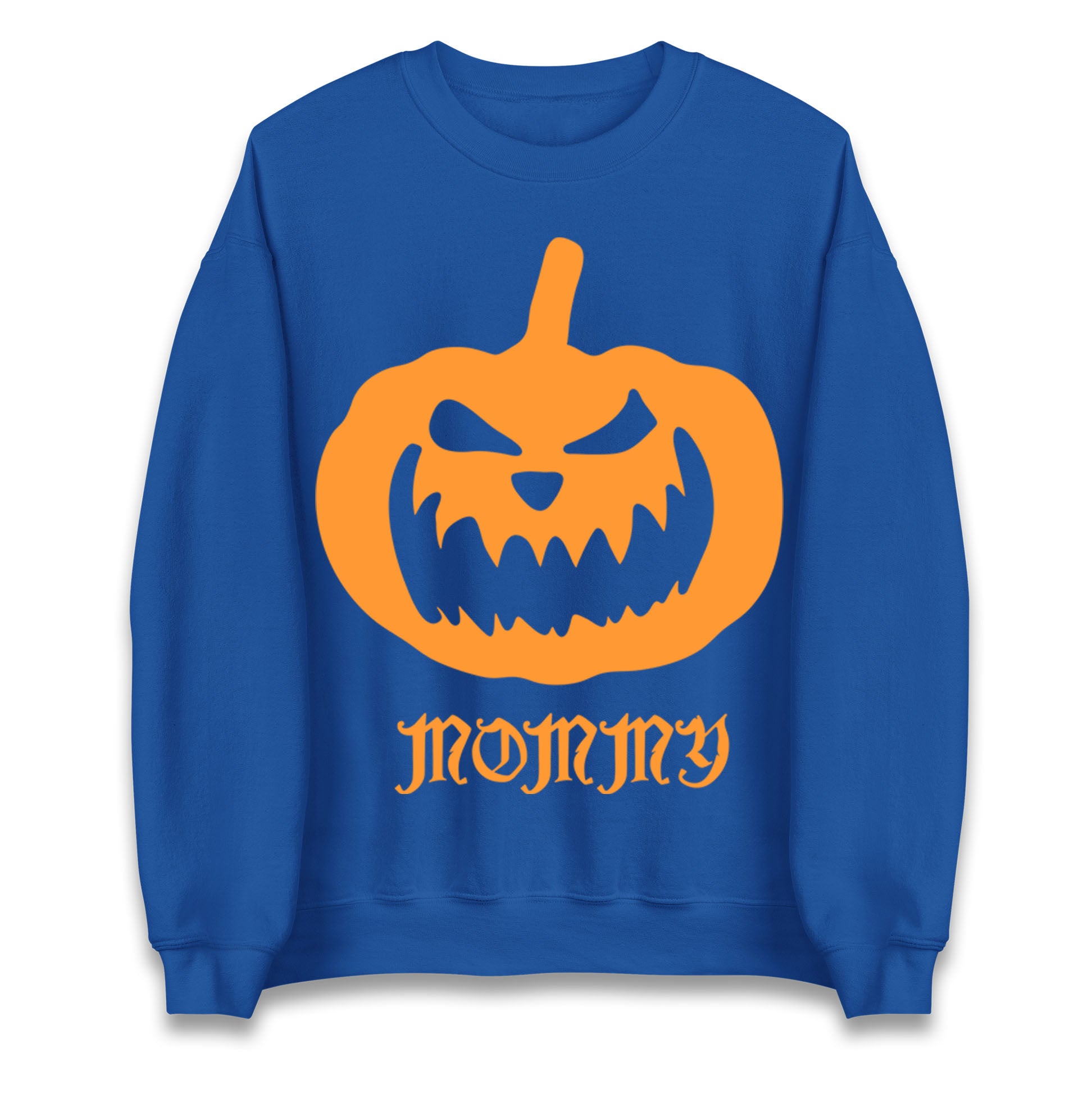 Scary Pumpkin Mommy Halloween Sweatshirt
