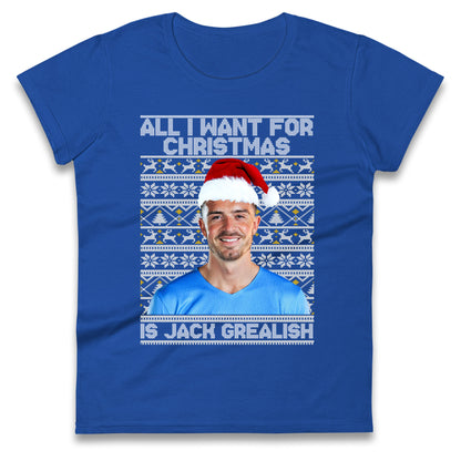jack grealish christmas womens t shirt