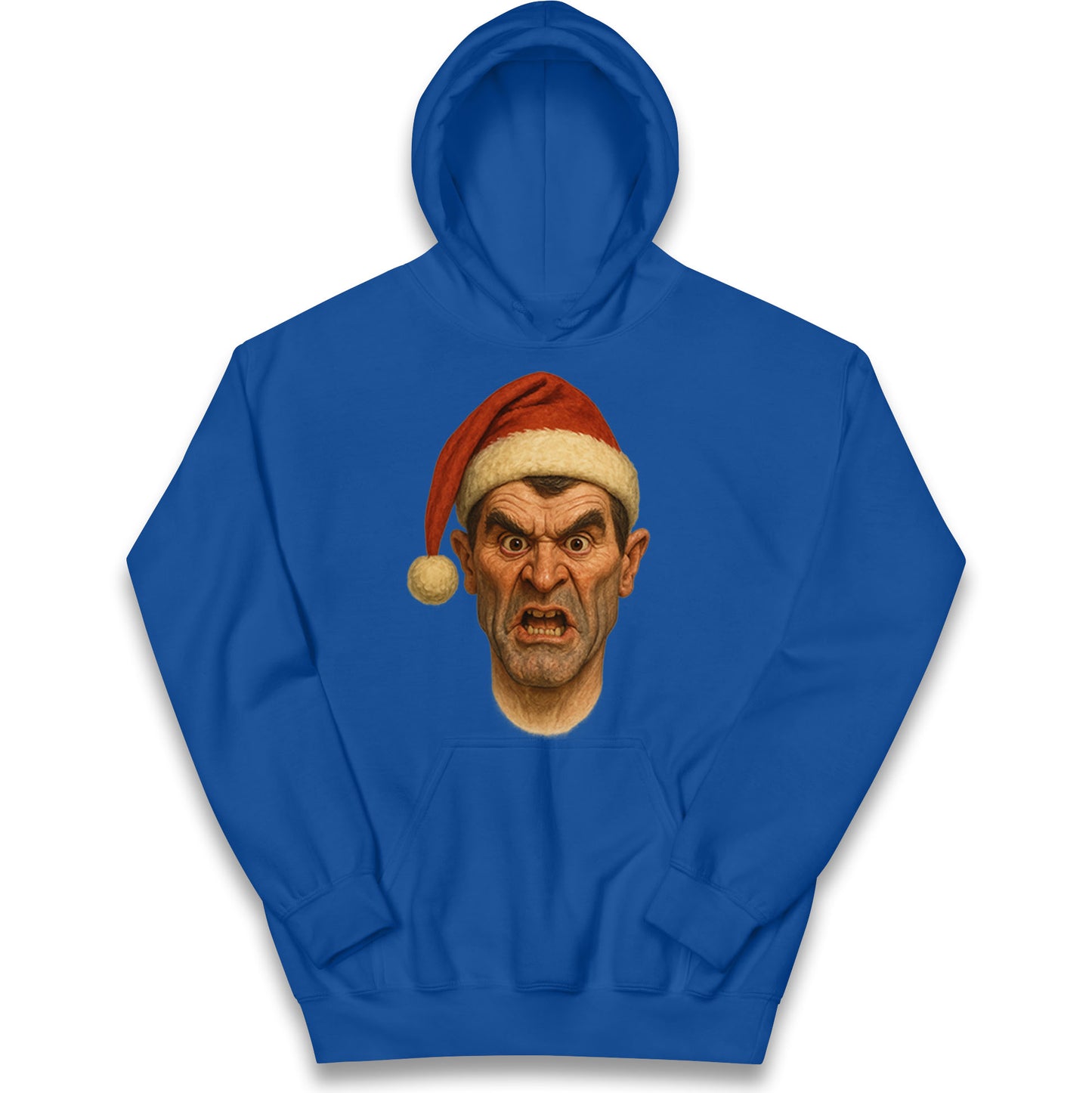 Roy Keane Spitting Image Christmas Kids Hoodie