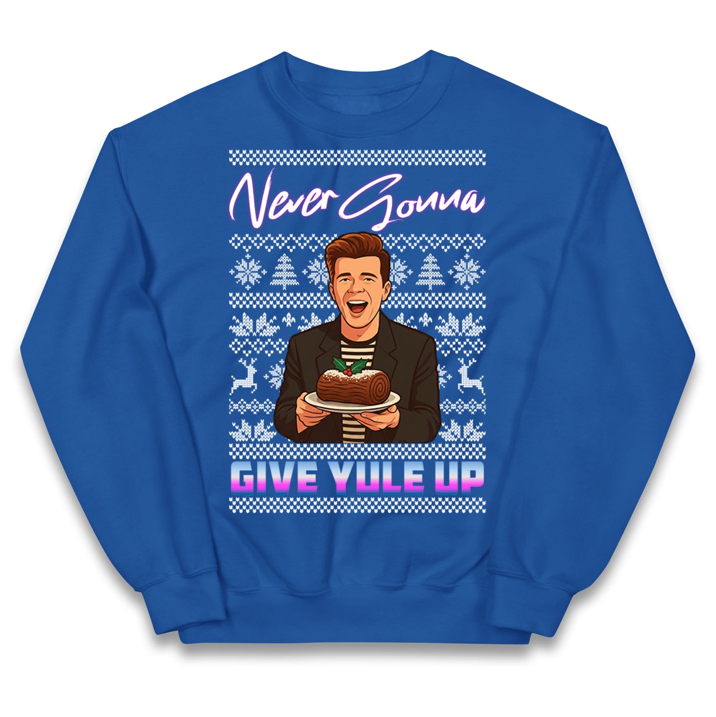 Rick Astley Christmas Kids Jumper