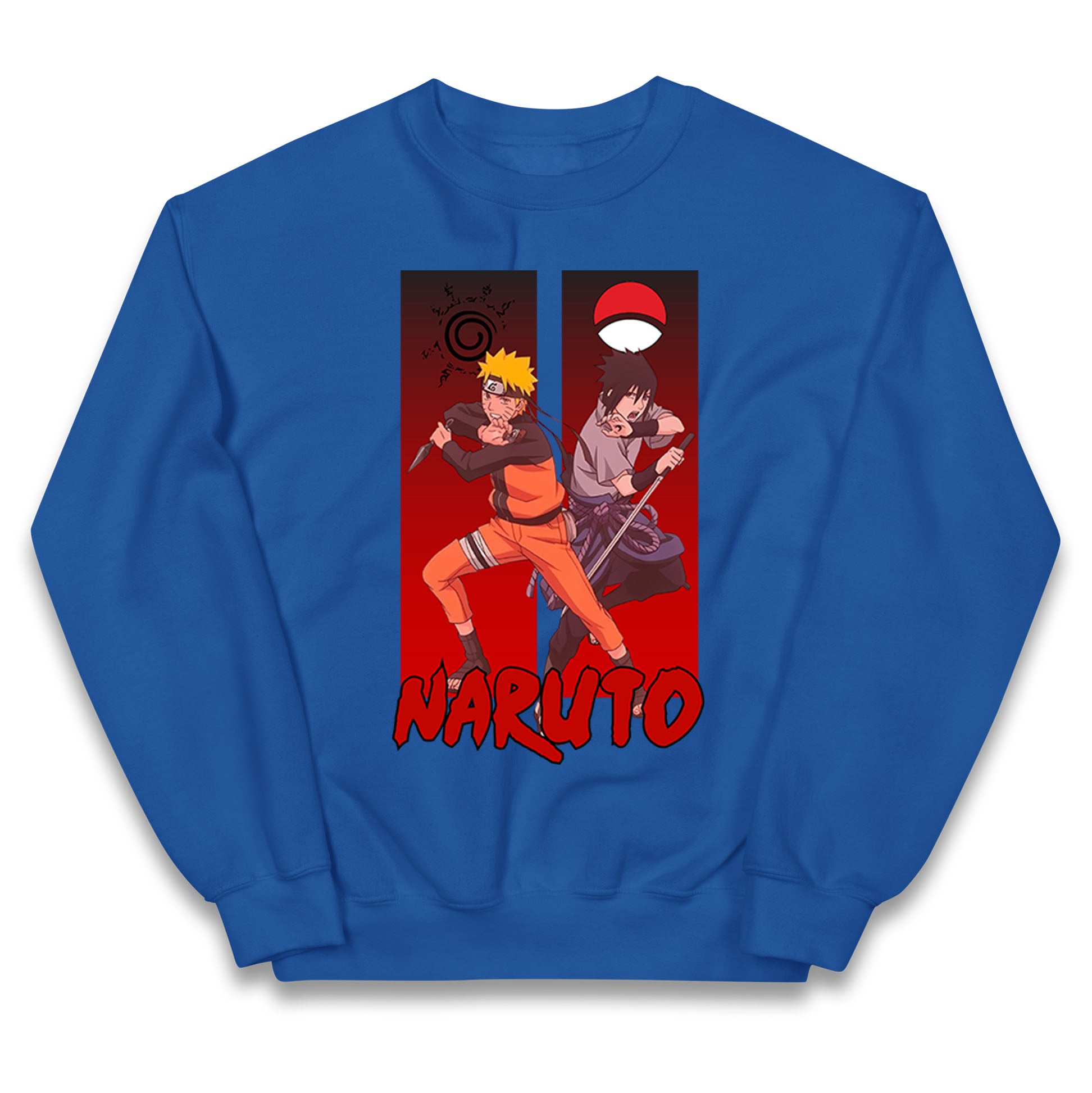 naruto eight trigrams sealing and sasuke uchiha crest jumper