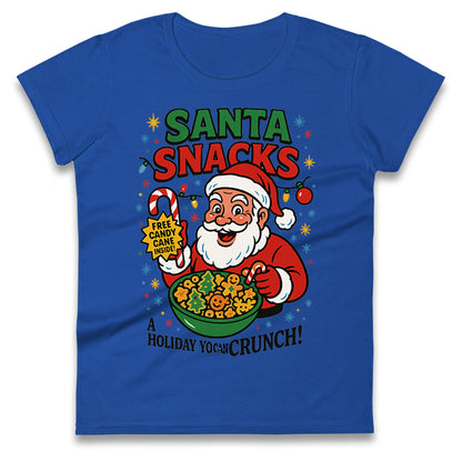 Santa Crunch Ladies T Shirt 
